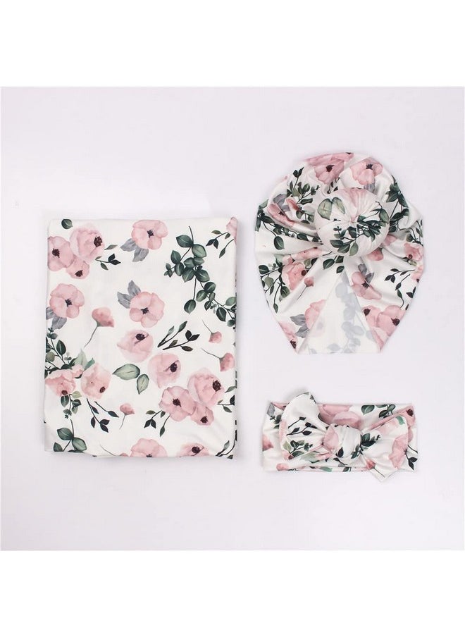 Pedolltree Reborn Baby Doll Accessories Clothes Blanket Swaddle 3-Piece Set for 18-24 inch Reborn Doll Newborn
