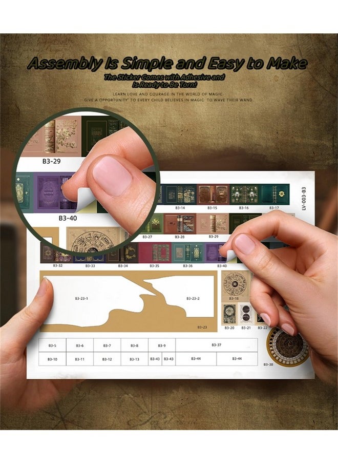 Flever Dollhouse Miniature DIY House Kit Creative Room with Furniture for Romantic Artwork Gift (William' s Magic House)