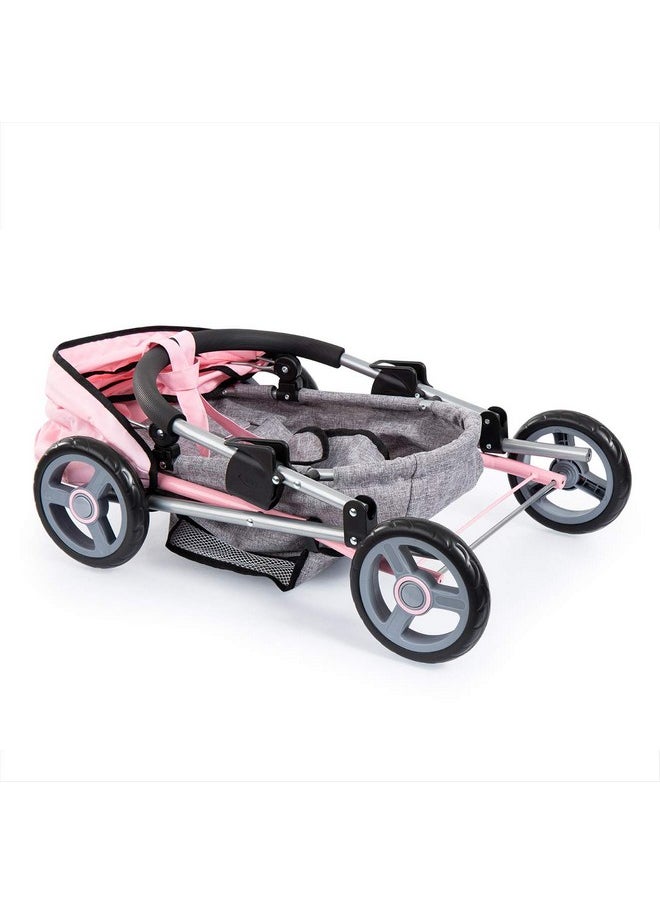Bayer Dolls 4-in-1 Toy Baby Doll Pram Stroller Cosy Set - Dolls Up to 18