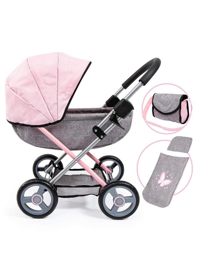 Bayer Dolls 4-in-1 Toy Baby Doll Pram Stroller Cosy Set - Dolls Up to 18