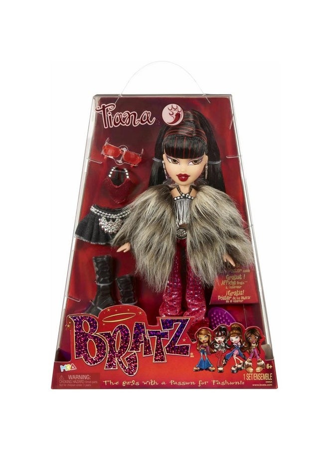 Bratz Original Fashion Doll Tiana Series 3 with 2 Outfits and Poster, Collectors Ages 6 7 8 9 10+(Multi Color)