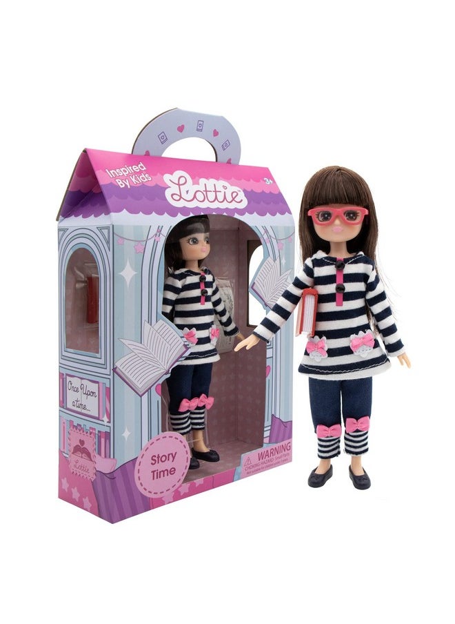 Lottie Story Time Doll | Toys for Girls and Boys | Muñeca | Gifts for 3 4 5 6 7 8 Year Old | Small 7.5 inch