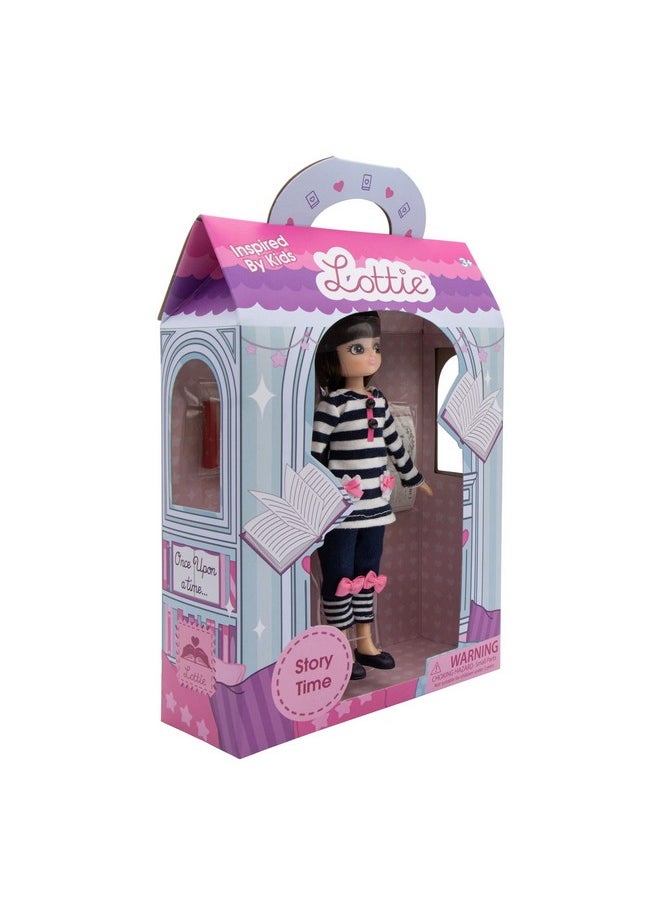 Lottie Story Time Doll | Toys for Girls and Boys | Muñeca | Gifts for 3 4 5 6 7 8 Year Old | Small 7.5 inch