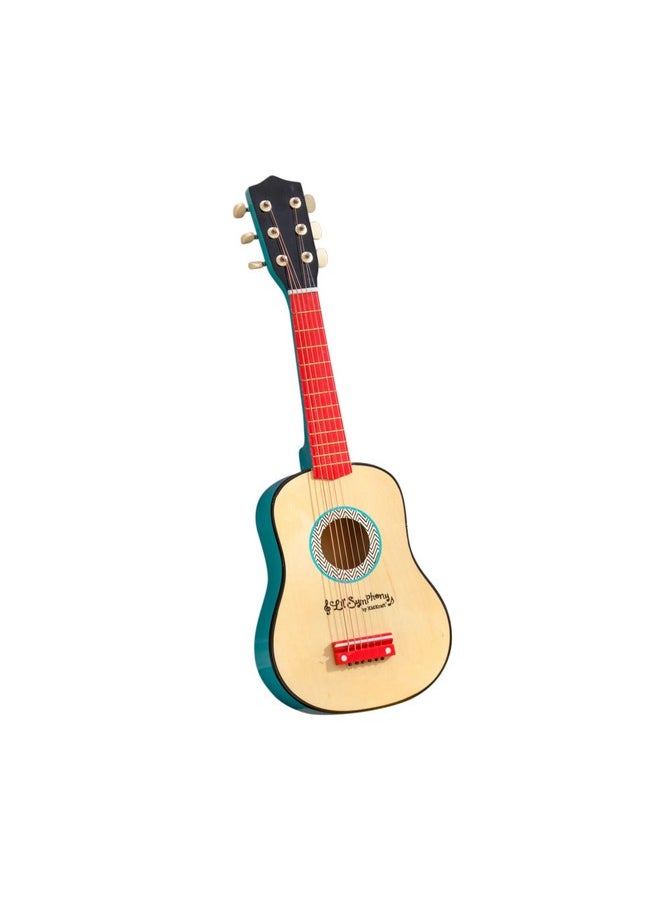 KidKraft Lil' Symphony Wooden Play Guitar, Kids Musical Instrument Toy, Gift for Ages 3+