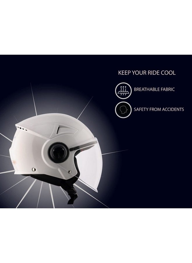 Vega Blaze Dx White Helmet-L