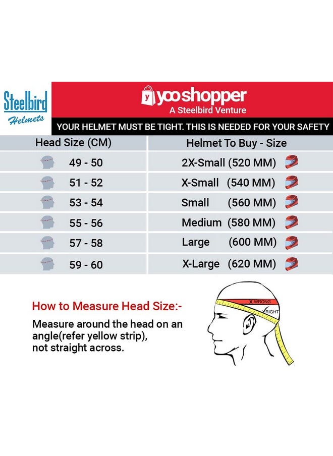 Steelbird GT Dashing ISI Certified Open Face Helmet for Men and Women with Inner Sun Shield ( Dual Visor Mechanism ) (Medium 580 MM, Dashing Blue)