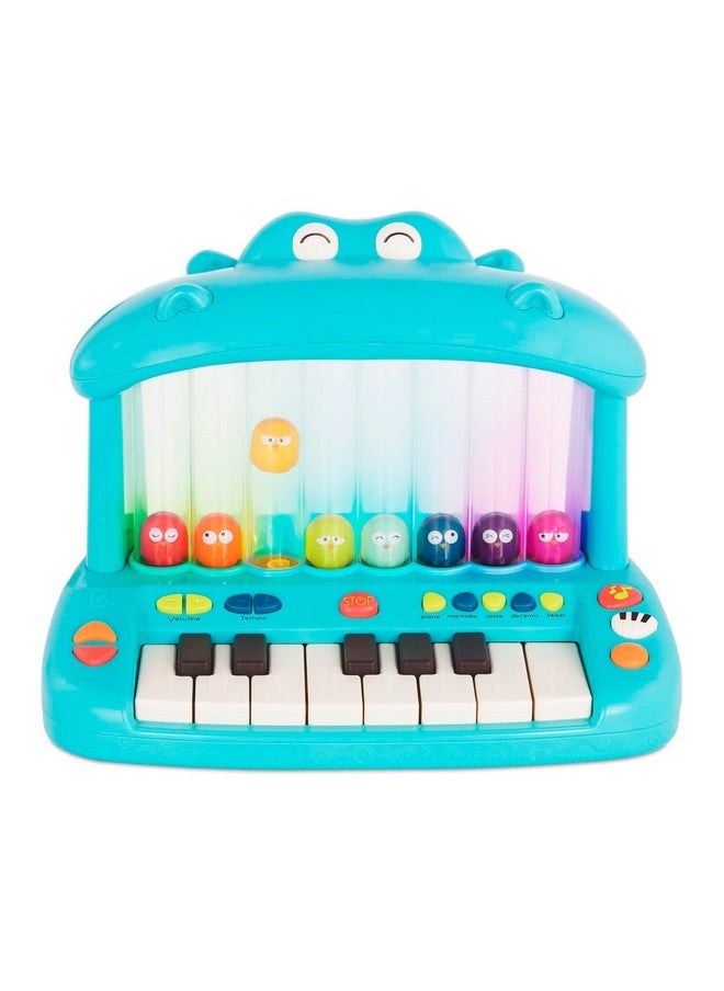 B. toys- Hippo Pop- Musical Toy Keyboard - Play Piano - Songs, Sounds & Lights - Musical Instrument for Toddlers, Kids - 12 Months +