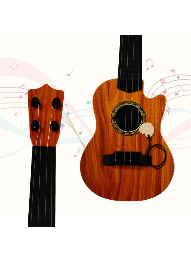 Guitar Toys 17inch,4 Strings Guitar for Kids Toddler Guitar Musical Toys for Toddler Kids Boys Girls Beginner.