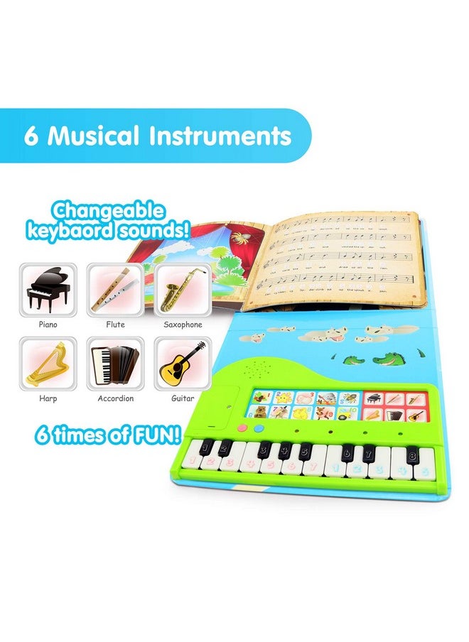 BEST LEARNING My First Piano Book - Educational Musical Toy for Toddlers Kids Ages 3-5 Years - Ideal 3, 4 Year Old Boy or Girl Christmas and Birthday Present