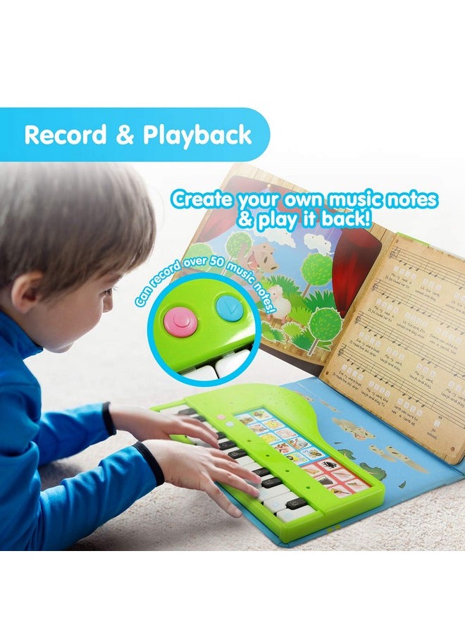 BEST LEARNING My First Piano Book - Educational Musical Toy for Toddlers Kids Ages 3-5 Years - Ideal 3, 4 Year Old Boy or Girl Christmas and Birthday Present