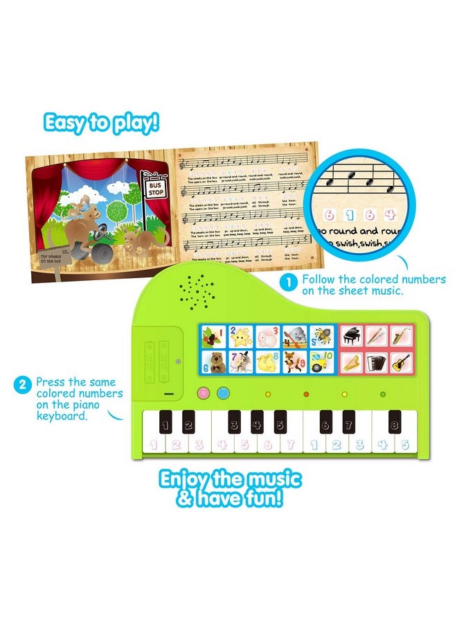 BEST LEARNING My First Piano Book - Educational Musical Toy for Toddlers Kids Ages 3-5 Years - Ideal 3, 4 Year Old Boy or Girl Christmas and Birthday Present