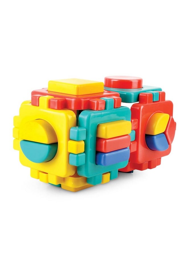 Shooting Star Geometrical Genious Interlocking Blocks Early Learning Educational Toy for Kids Multicolor 2Y+