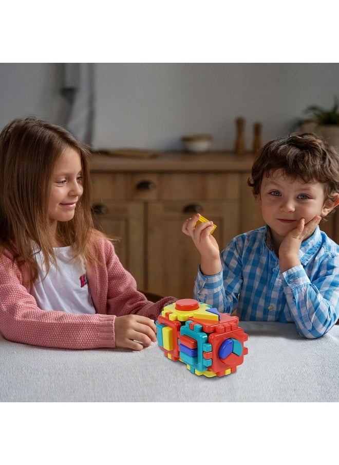 Shooting Star Geometrical Genious Interlocking Blocks Early Learning Educational Toy for Kids Multicolor 2Y+