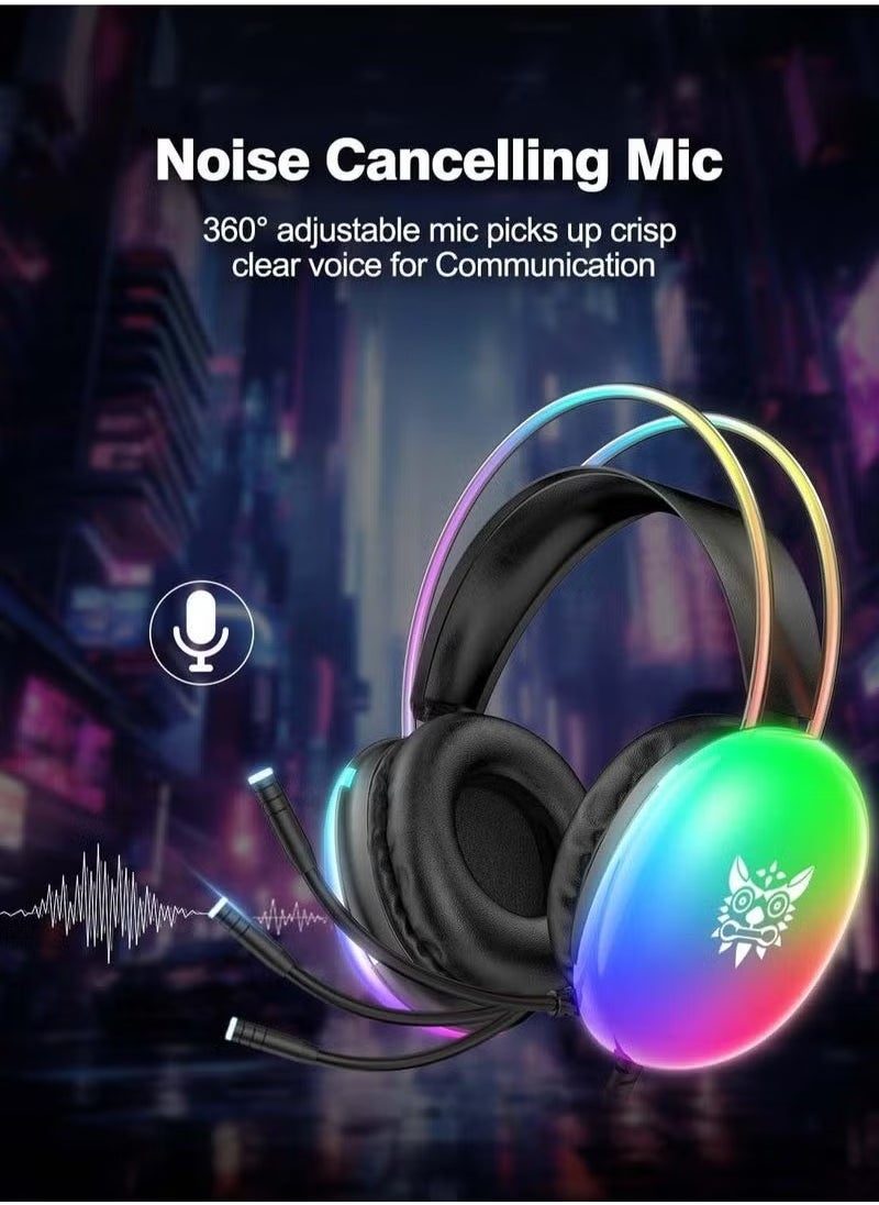 X25 Gaming Headset – Wired Over-Ear Gaming Headphones with Mic, Noise-Cancelling, Comfortable Fit, for PS4, PS5, Xbox One, Xbox Series X/S, Nintendo Switch, PC, High-Quality Sound, Clear Voice Communication, Gaming Headphones for Ultimate Experience
