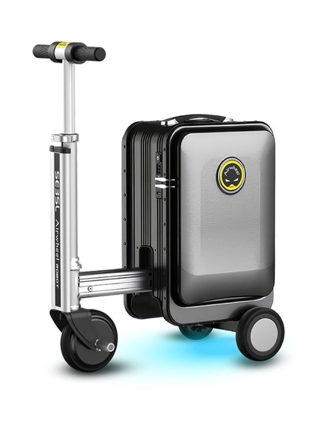 SE3SL - Electric Luggage Scooter - Black | Smart Riding Suitcase with Removable Battery, Airwheel Luggage