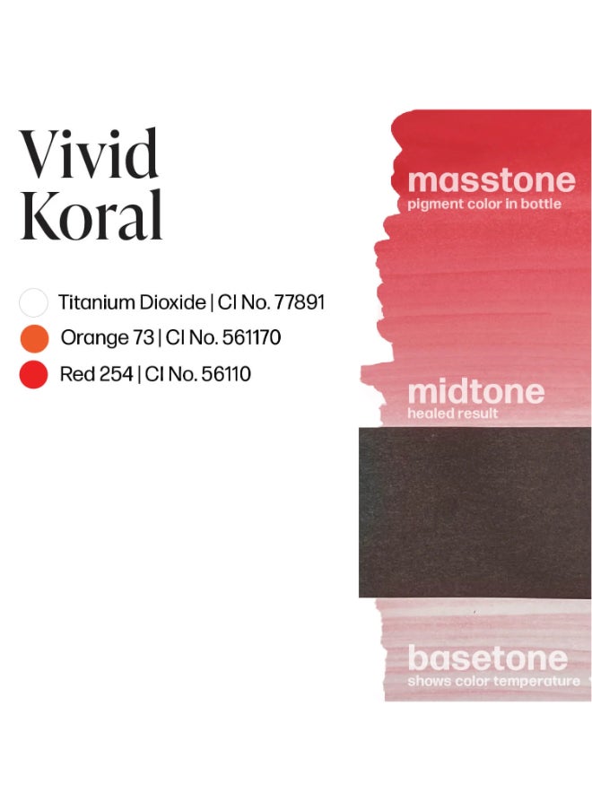 Luxe Lip Pigments Vivid Koral 15Ml Lxvk1/2-S