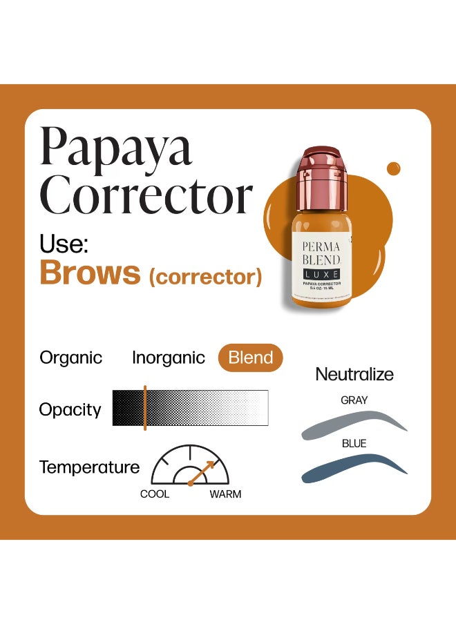 Luxe Papaya Corrector – 15Ml Lxpyc1/2-S
