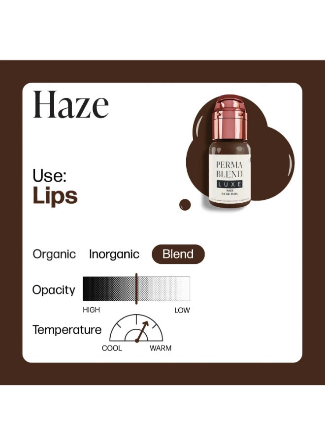 Luxe Lip Pigment – Haze 15Ml Vegan Pmu Pigment Lxceh1/2-S