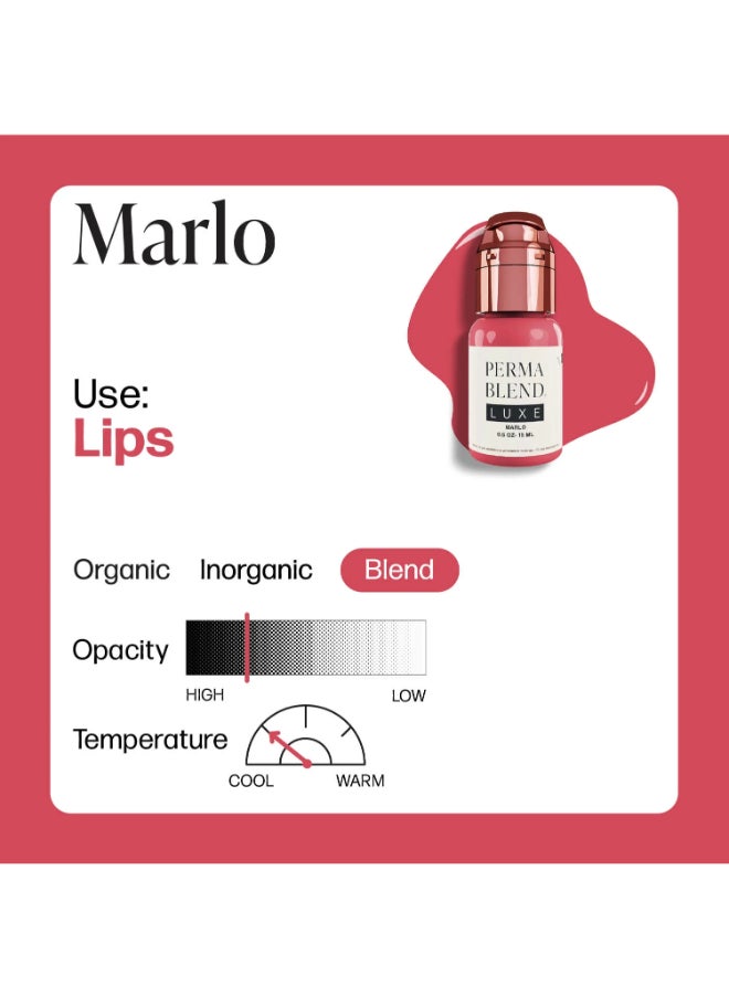 Luxe Lip Pigment – Marlo 15Ml Vegan Pmu Pigment Lxcem1/2-S
