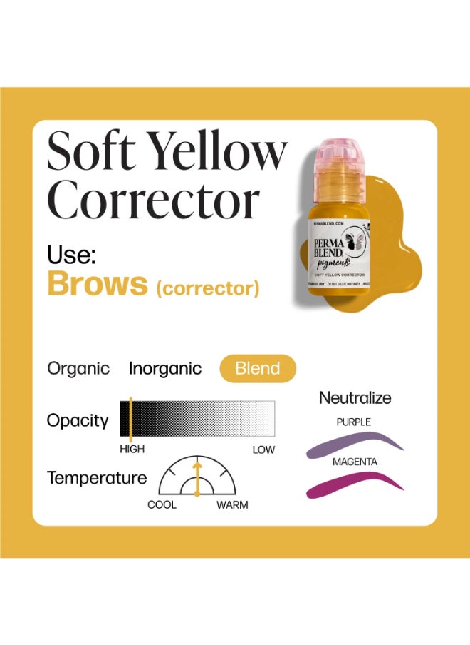 Corrector Pigments - Soft Yellow Corrector 15Ml Pbsyc1/2