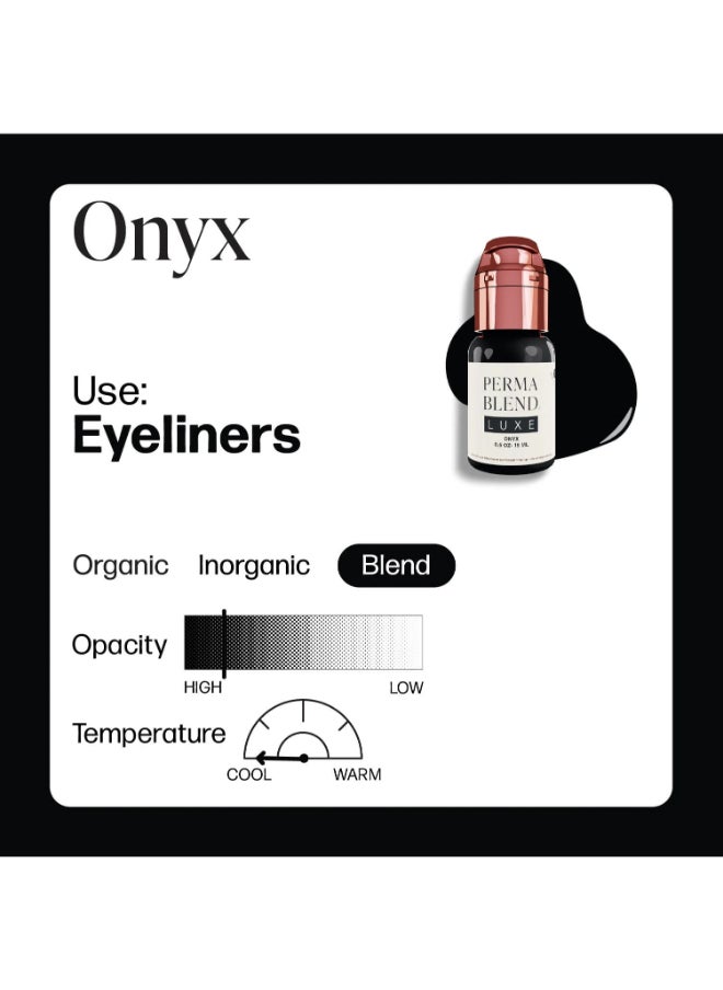 Luxe Eyeliner Pigment Onyx 15Ml Vegan & Cruelty-Free Lxon1/2-S