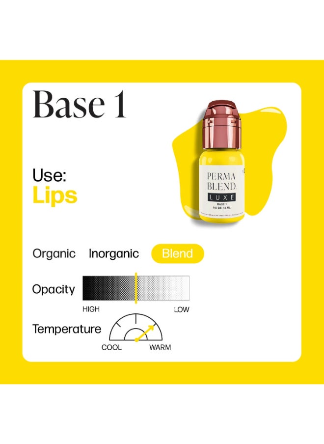 Luxe Lip Pigment – Base-1 15Ml Vegan Pmu Pigment Lxcb11/2-S
