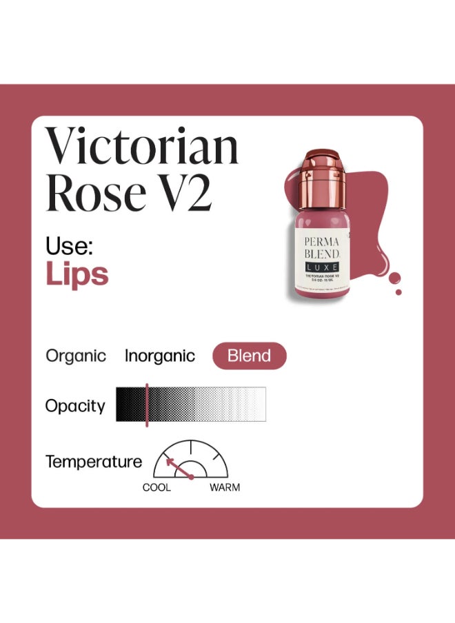 Luxe Lip Pigments Victorian Rose 15Ml Lxvrv21/2-S