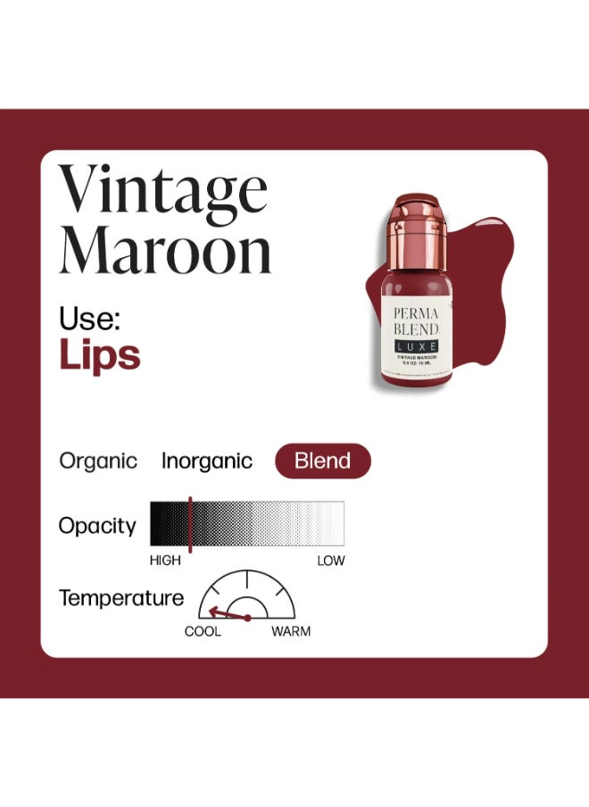 Luxe Lip Pigment Vintage Maroon – 15Ml Lxvm1/2-S
