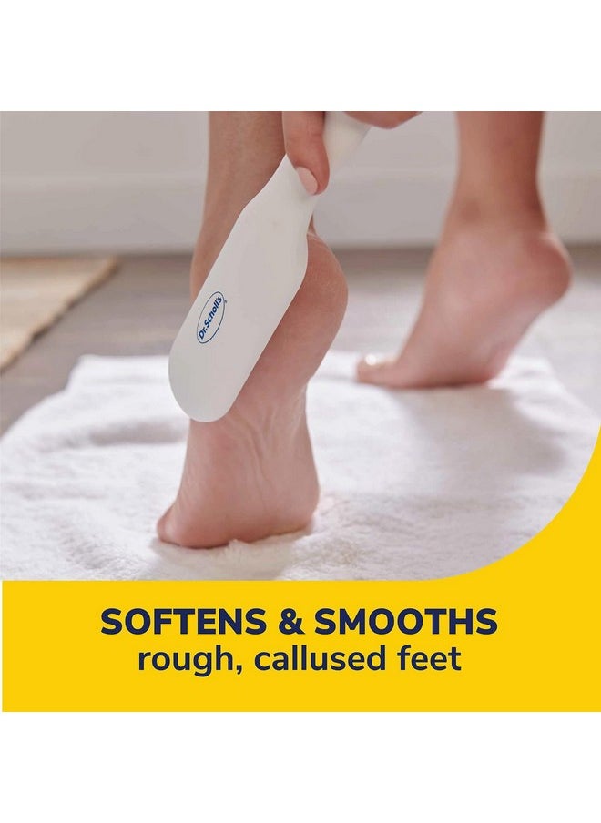Dr. Scholl's Hard Skin Remover Nano Glass Foot File - Foot Callus Remover, Durable Foot Scrubber, Dead Skin Remover, Hygienic Pedicure Tool, Long Lasting Foot Buffer, Soft Smooth Feet
