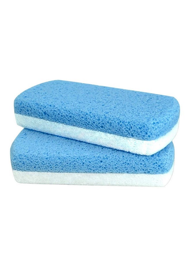 Maryton Glass Pumice Stone for Feet, Callus Remover and Foot Scrubber & Pedicure Exfoliator Tool Pack of 2