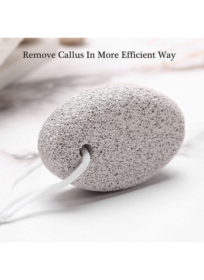 2PCS Natural Pumice Stone for Feet, HOOMBOOM Lava Pedicure Tools Hard Skin Callus Remover for Men/Women Feet and Hands - Natural Foot File Exfoliation to Remove Dead Skin