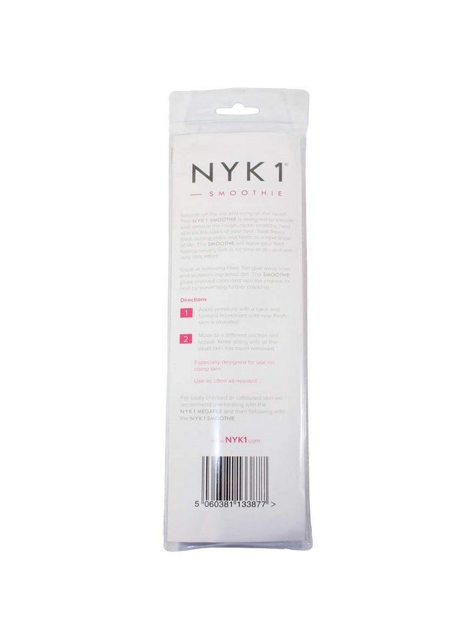 NYK1 Smoothie Foot File Natural Curved Wood, Eliminates Dry Scratchy Hardened Dead Skin Instantly, Pedi File Foot Tool for Perfectly Soft Velvety Smooth Pedicure Finish Great Gift or Add on Item