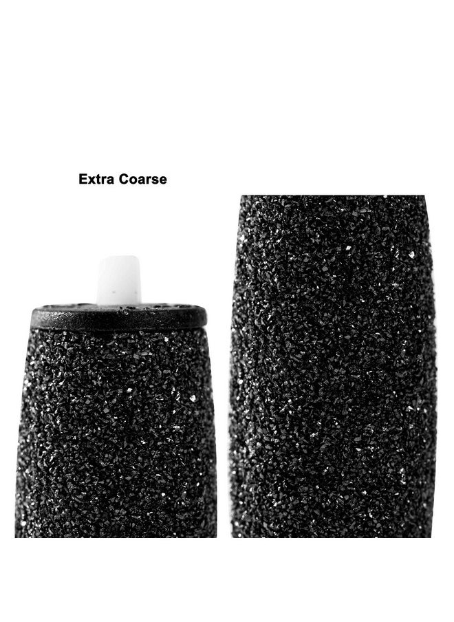 LULUKO 12Extra Coarse Refill Heads Replacement Rollers Compatible with Amope Pedi Perfect Footfile