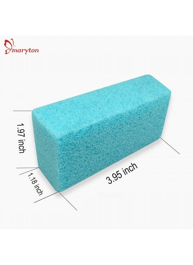 Maryton Pumice Sponge for Feet, Ultimate Pedicure Stone Callus Remover & Foot Scrubber Bulk Pack of 4(Assorted Colors)