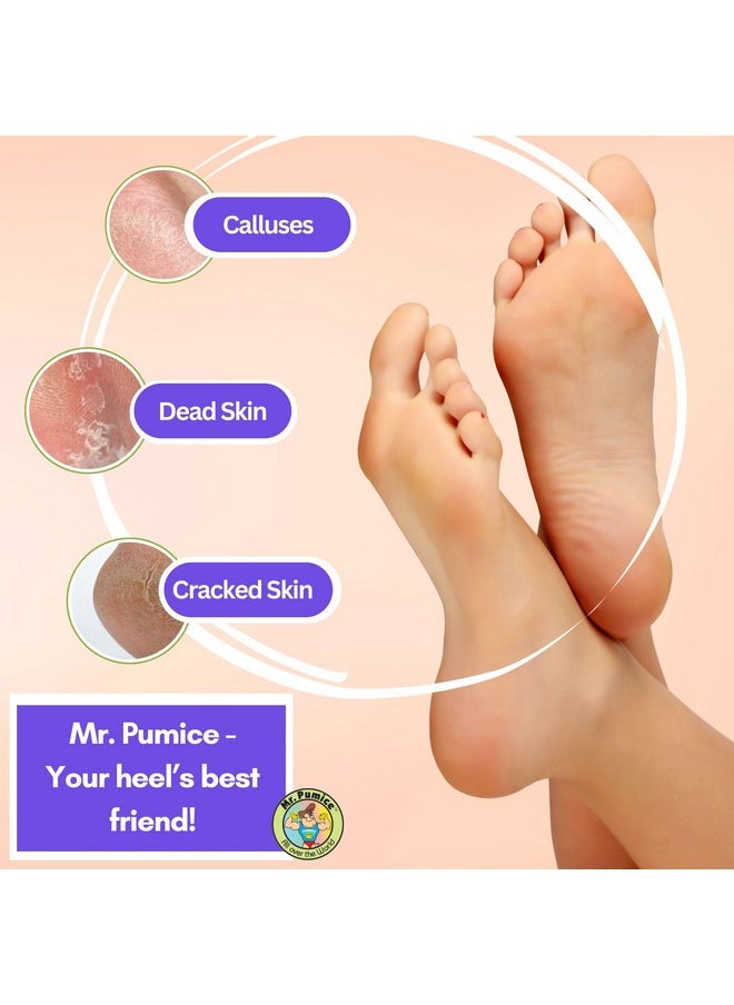 Mr. Pumice Ultimate PUMI Bar: 2-in-1 Dual-Grit (Medium + Coarse) Callus Remover, Pedicure Stone & Ped File Scrubber for Smooth Feet and Heels, (12-Count Display Box)