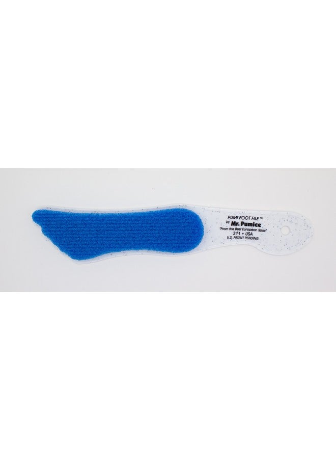 Mr. Pumice Large Pumi Foot File (4 Pack): 2-in-1 Callus Remover Pedicure Stone & Ped Scrubber For Smooth Feet and Heels, Dual-Grit (Medium + Coarse)