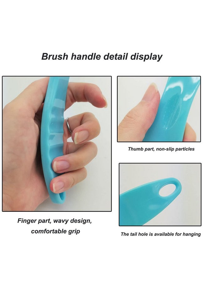 WAFJAMF Foot Stone Brush Exfoliating Brush Shower Foot Srubber with Pumice(1 PCS Blue）