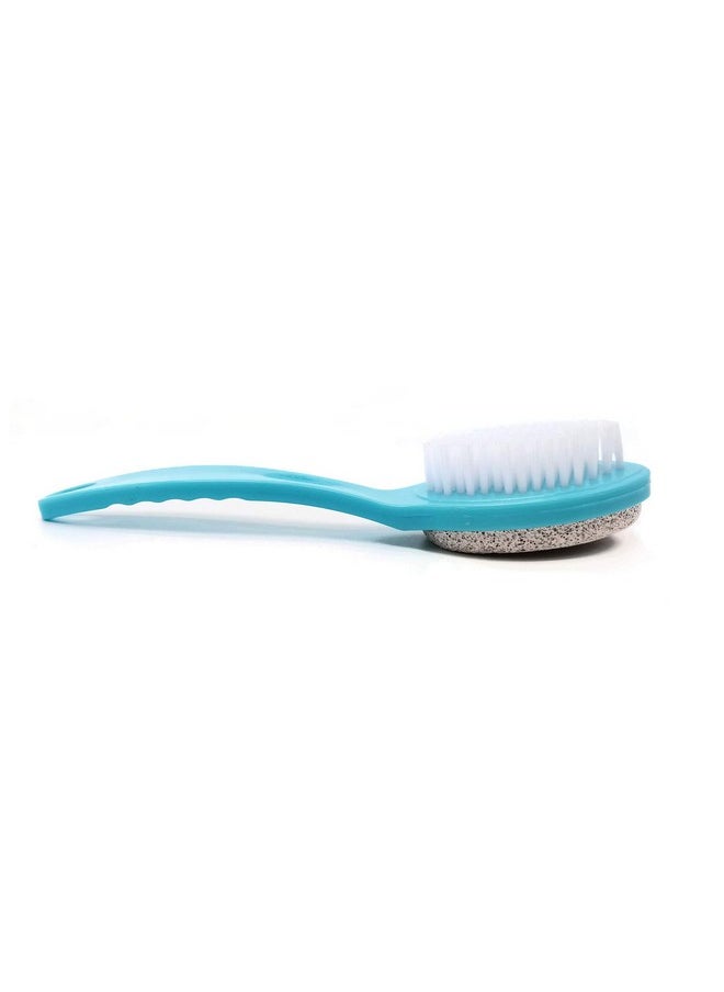 WAFJAMF Foot Stone Brush Exfoliating Brush Shower Foot Srubber with Pumice(1 PCS Blue）