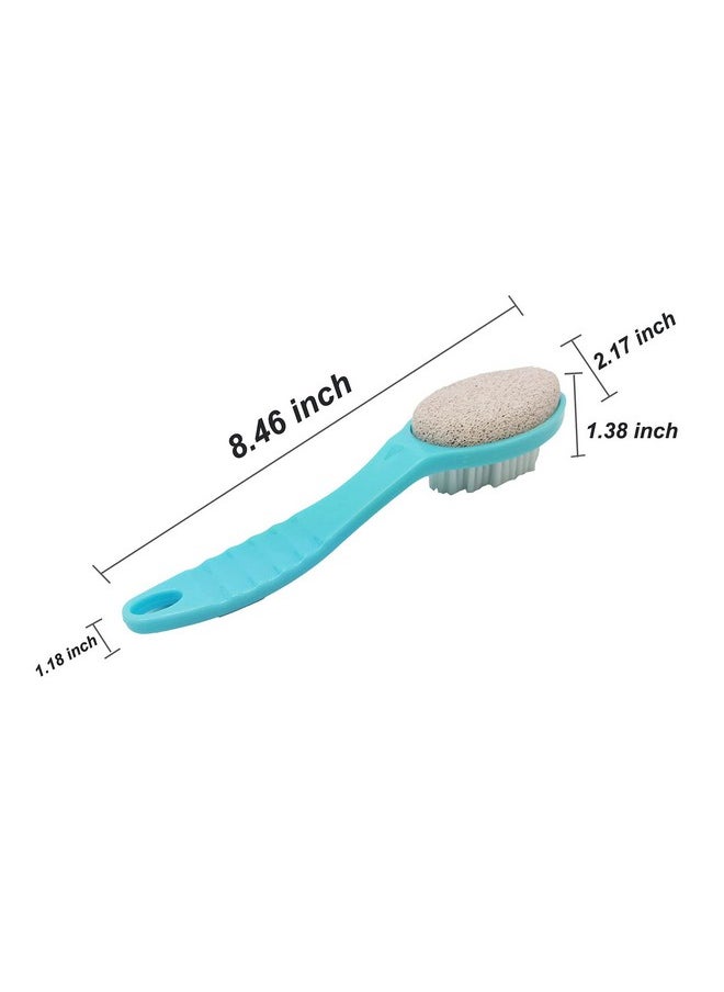WAFJAMF Foot Stone Brush Exfoliating Brush Shower Foot Srubber with Pumice(1 PCS Blue）