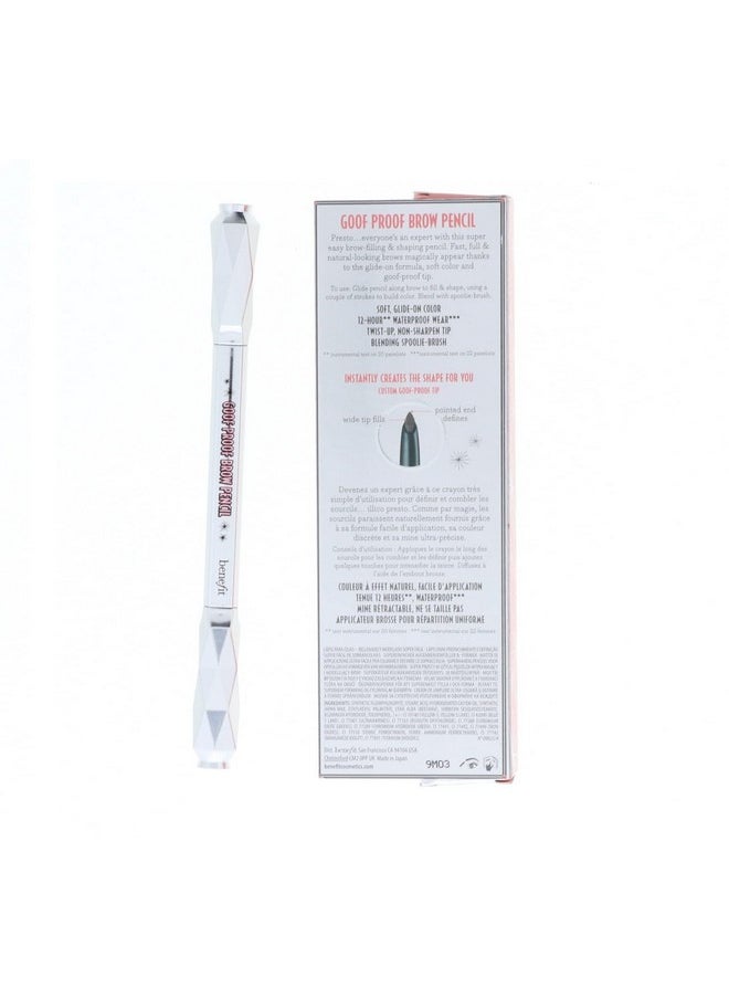 Benefit Cosmetics Goof Proof Brow Pencil Easy Shape & Fill - DLX size 0.001 oz. Shade - 03 Medium
