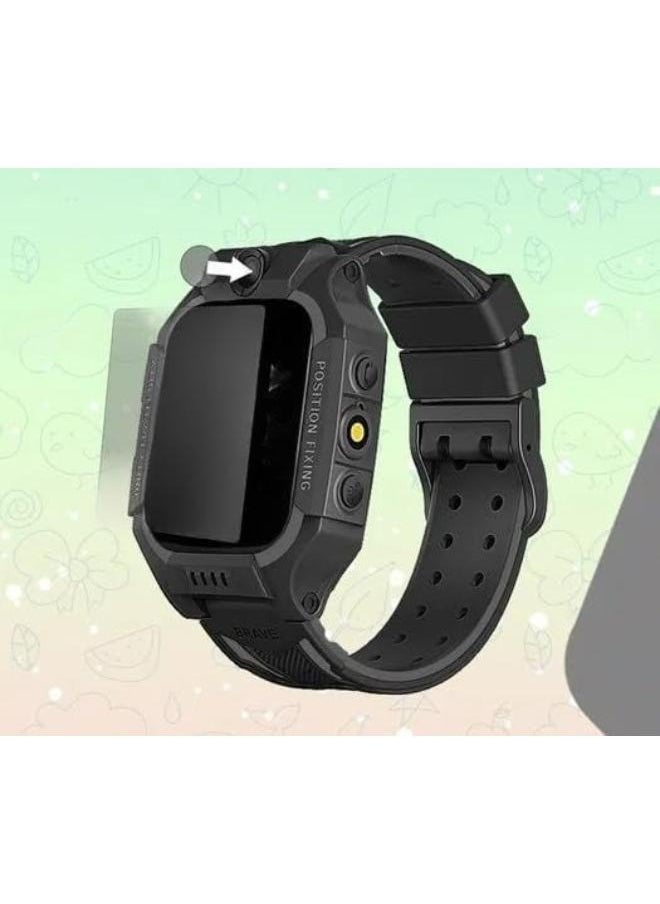 Z7A Kids Smartphone Watch | Anti-lost Smartwatches with HD Touch Screen, Phone Call Text Messaging Watch for Boy Girl Birthday Gifts(Black)
