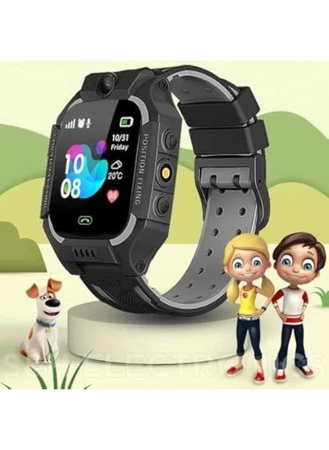 Z7A Kids Smartphone Watch | Anti-lost Smartwatches with HD Touch Screen, Phone Call Text Messaging Watch for Boy Girl Birthday Gifts(Black)
