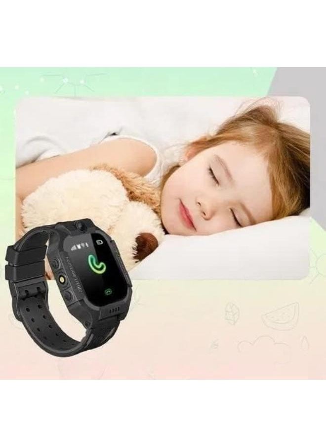 Z7A Kids Smartphone Watch | Anti-lost Smartwatches with HD Touch Screen, Phone Call Text Messaging Watch for Boy Girl Birthday Gifts(Black)