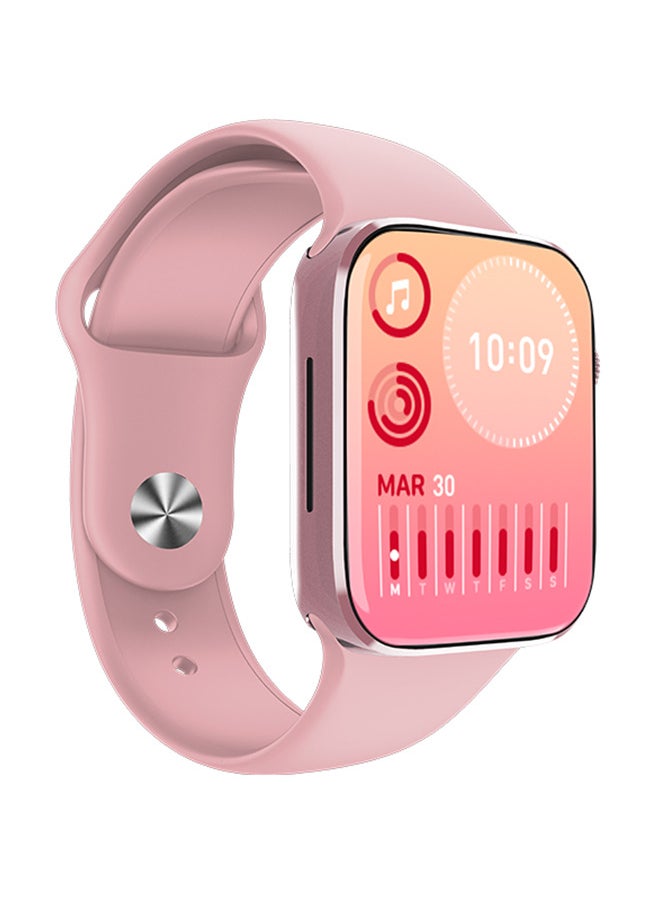 Hw8 Max Smart Watch,  45 Mm Full Touch HD Screen Wireless Charging Fitness Tracker Watch, 1P67 Waterproof Lightweight And Comfortable Health Monitoring Watch With HD Display, (1pc, Pink)
