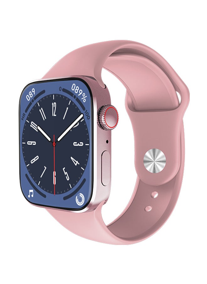 Hw8 Max Smart Watch,  45 Mm Full Touch HD Screen Wireless Charging Fitness Tracker Watch, 1P67 Waterproof Lightweight And Comfortable Health Monitoring Watch With HD Display, (1pc, Pink)