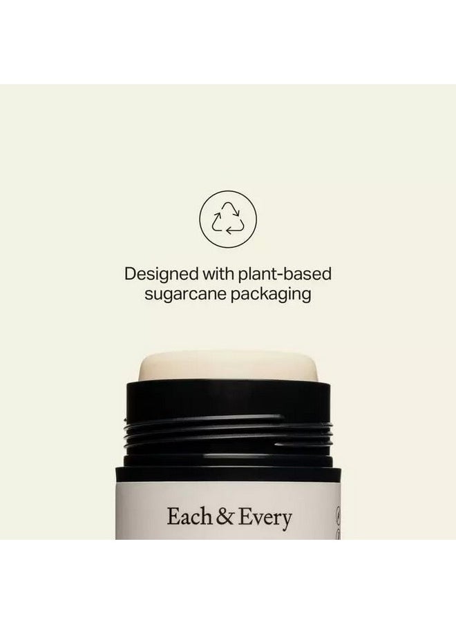 Each & Every Natural Deodorant for Men & Women - Aluminum- Free, Sensitive Skin, Plant-Based, Baking Soda-Free, 24 Hr Odor Control - Lavender & Lemon + Rose & Vanilla Travel Size Multipack, 2.5oz