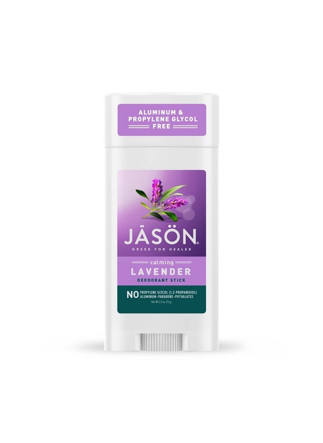 Jason Aluminum Free Deodorant Stick, Calming Lavender, 2.5 Oz (Packaging May Vary)