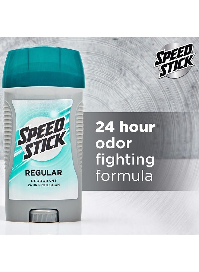 Speed Stick Men's Deodorant, Regular, 3 Ounce, 4 Pack