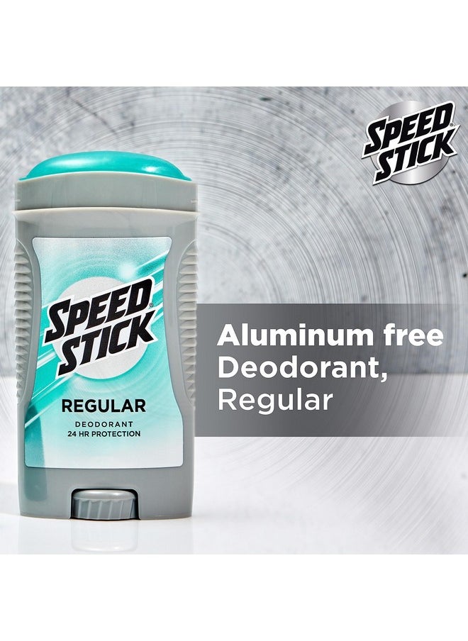 Speed Stick Men's Deodorant, Regular, 3 Ounce, 4 Pack