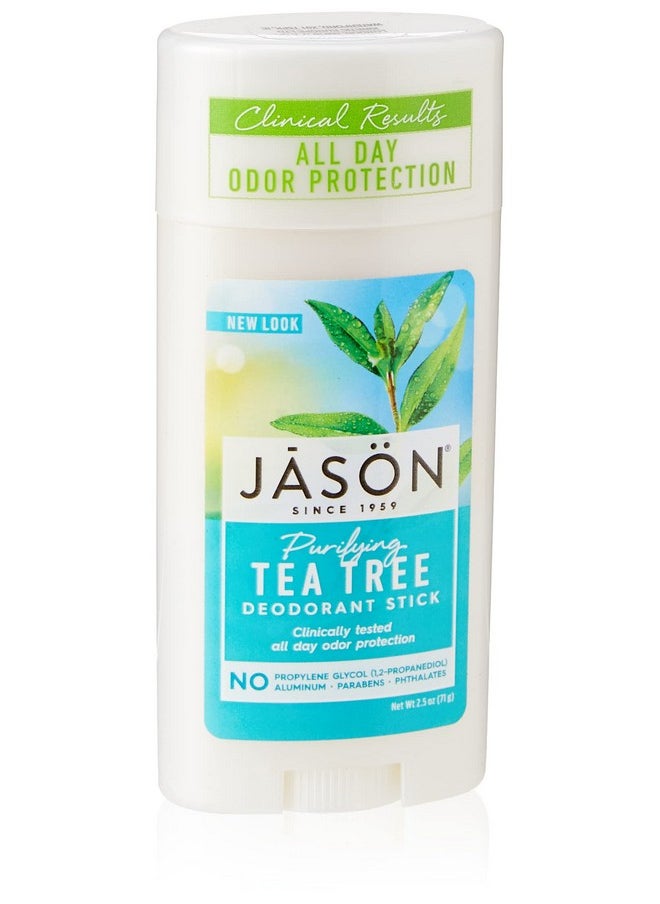 Jason Aluminum Free Deodorant Stick, Purifying Tea Tree, 2.5 Oz (Pack of 1)
